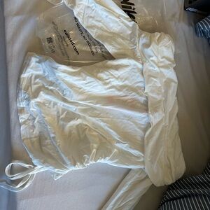 White Off-Shoulder Top